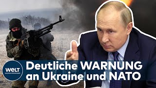 SCHARFE DROHUNGEN DES KREML Klare Ansage  Beim Thema Ukraine wird Putin sehr deutlich [upl. by Dahc148]