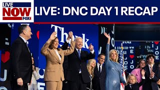 WATCH LIVE DNC day 1 recap look ahead to DNC day 2 Trump holds presser  LiveNOW from FOX [upl. by Thain]