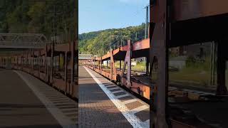 Eine BR 185 272  2 in Dillenburg train dill züge züge railway [upl. by Akinahs290]