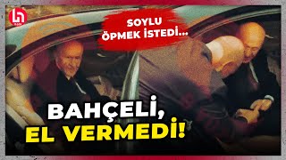 Süleyman Soylu Bahçelinin elini öpmek istedi Bahçeli el vermedi Fikret Bila yorumladı [upl. by Adnilra]