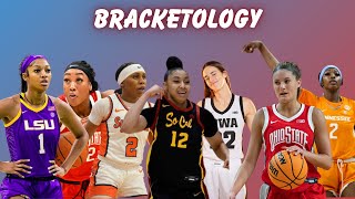 WOMENS BRACKETOLOGY  As of March 12 2024  2024 NCAA TOURNAMENT [upl. by Nonek]