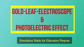 GoldLeaf Electroscope and Photoelectric Effect A Demonstration [upl. by Gracia199]