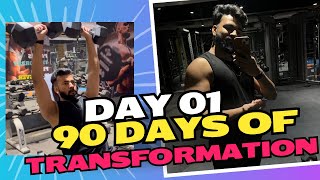 DAY 1  PUSH DAY  90 DAYS OF TRANSFORMATION  AJAY SINGH [upl. by Mendez]