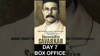 SWATANTRYAVEER SAVARKAR DAY 7 BOX OFFICE REPORT VARAD VIJAY CHAWAN [upl. by Adnamaa]