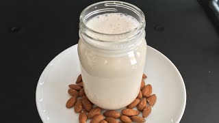 HOW TO MAKE ALMOND MILK 🥛👩‍🍳 [upl. by Alat]