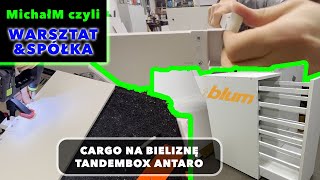 BLUM Tandembox Antaro Cargo  Nietypowy kosz na bieliznę [upl. by Suirtimed]