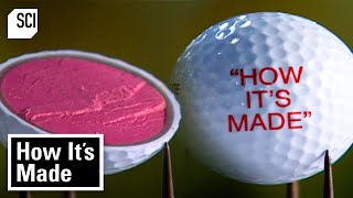 How Golf Balls Clubs Carts amp Tees Are Made  How Its Made  Science Channel [upl. by Winola]