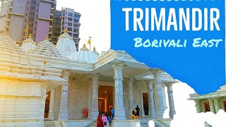 Mumbais Most Beautiful Trimandir Temple in Borivali [upl. by Inor]