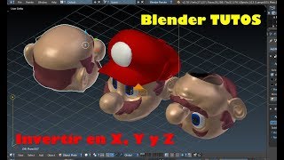 Invertir Objetos en Blender 3D [upl. by Pearl]