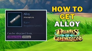 How To Get Alloy in Devas of Creation  Alloy Location  Roblox [upl. by Georas973]