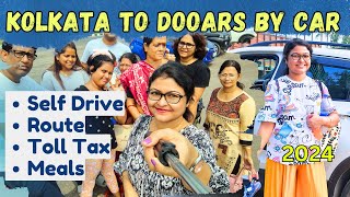 KOLKATA to DOOARS by CAR  Route Details  Road Conditions  Meals  Stay Midway  Part 2 [upl. by Navy]