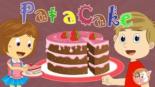 Pat a cake  Nursery Rhymes  Baby Moo [upl. by Silohcin]