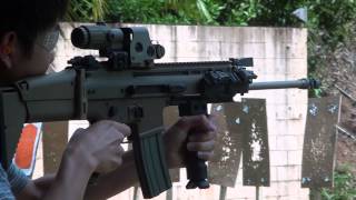 【実弾射撃】 Beretta ARX100  FN SCARMk16 Mod 0 part1 [upl. by Obel512]