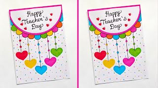 DIY Teachers day card  Handmade Teachers day Gift card making idea  Special Teachers day card [upl. by Allister]