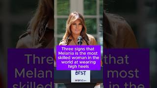 Three signs that Melania is the most skilled woman in the world at wearing high heels 1 celebrity [upl. by Junia]