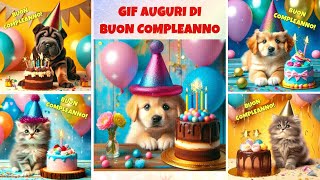 DIVERTENTI AUGURI DI BUON COMPLEANNO GIF scarica GIF in descrizione  Video di Buon Compleanno [upl. by Langston]