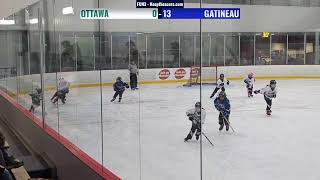 Gatineau Ringette Tournament  FUN3  Ottawa Ice Peltzer vs Gatineau Vortex  20241128 [upl. by Ahsiei200]