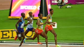 Mo Farahs Last Race  5k World Athletics Championships London 2017 [upl. by Nosnek]