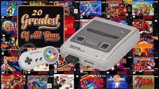 The 20 Greatest Super Nintendo Games Of AllTime [upl. by Anasxor]