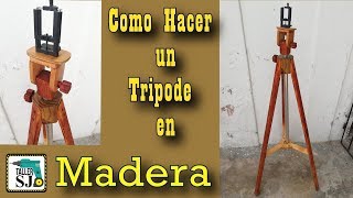 Trípode Casero de Madera [upl. by Aztiley]