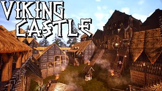 AC Valhalla Inspired Castle Viking Castle  Speed Build  CONAN EXILES [upl. by Cinda224]