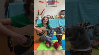 Nelly the Elephant 🎵 Mrs Furryboots childrens guitar songs [upl. by Masera]