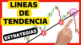 TRADING con LINEAS de TENDENCIA 〽️ MEJORES ESTRATEGIAS 💥💥💥 [upl. by Davis588]