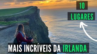 TOP 10 LUGARES IMPERDÍVEIS DA IRLANDA [upl. by Oaoj953]