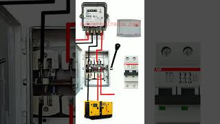 change over connection electrical shorts short youtubeshorts [upl. by Hutchison]