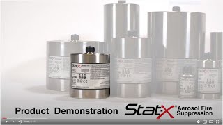 StatX® Fire Suppression in Ingeteco Demonstration [upl. by Willetta]