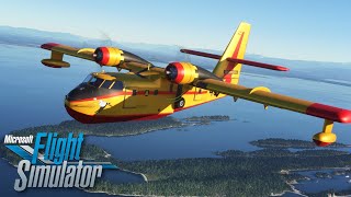 Roland Laborie CL215 Airtanker  First Look Review  MSFS 2020 [upl. by Jacynth]