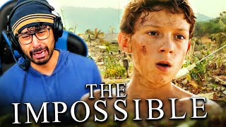 THE IMPOSSIBLE 2012 DESTROYED ME MOVIE REACTION First Time Watching  Review  Tom Holland [upl. by Cerys]