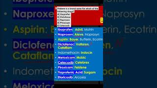 Feldene is a brand name for which of the following drugs [upl. by Aicylla151]