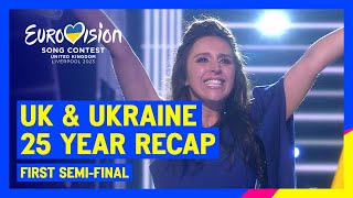 UK amp Ukraine  25 years of Eurovision  UnitedByMusic 🇺🇦🇬🇧 [upl. by Yolane611]