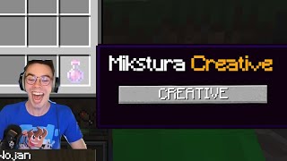 TROLLUJE WOJANA MIKSTURĄ NA CREATIVE minecraft [upl. by Adnoluy202]