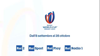 Coppa del Mondo Maschile di Rugby 2023 in diretta su Rai 2 e Rai Sport [upl. by Iives392]