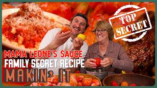 Momma Leone Meatball Tomato Sauce  Makin It Top Secret Family Recipe  Brad Leone [upl. by Cassey46]