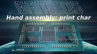 Assembling assembly program to x86 machine codes by hands  Hand assembly instruction handout [upl. by Ellenig]