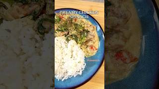 CREAMY CHICKEN SPINACH creamychickenspinach cooking reseprumahan menurumahan recipe [upl. by Weihs]