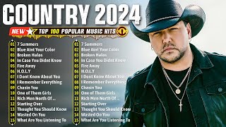 Country Songs 2024  Jason Aldean Luke Combs Luke Bryan Chris Stapleton Morgan Wallen Lee Brice [upl. by Enhpad]