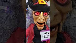 Marionette Witch Animatronic at Home Depot [upl. by Jedidiah]