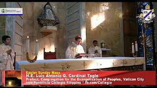 EASTER SUNDAY MASS WITH CARDINAL TAGLE [upl. by Dusen]