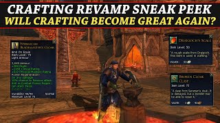 LOTRO Crafting Revamp Sneak Peek  Will Crafting Become Great Again [upl. by Eikcuhc751]