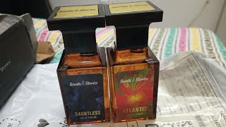 Scents and stories Perfumes Review Atlantis CK1 and Dauntless Dunhill desire [upl. by Venable]