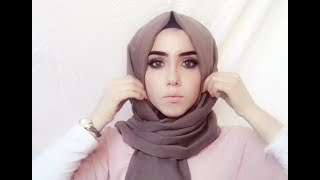 SIMPLE TURKISH HIJAB TUTORIAL 🌟 hijab حجاب hijabstyles [upl. by Atnad]