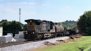 CSX 500 Spirit of Grafton Leads Storage Move W20403 on 9324 [upl. by Sera988]