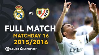 Real Madrid vs Rayo Vallecano 102 J16 20152016  FULL MATCH [upl. by Notanhoj]