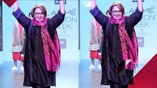 Helen Walks The RAMP After Many Years At Lakme Fashion Week  Bollywood News [upl. by Khalsa857]