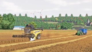 Landwirtschafts Simulator 22  Deutschland  162 New Holland CH770  Cressoni CRX JOHN DEERE 8530 [upl. by Ettevol]