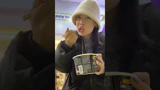 Convenience store in Korea 🇰🇷 seoul korea 7eleven conveniencestore koreanfood asmr mukbang [upl. by Ayidah]